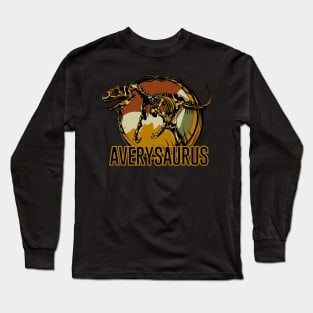 Averysaurus Avery Dinosaur T-Rex Long Sleeve T-Shirt